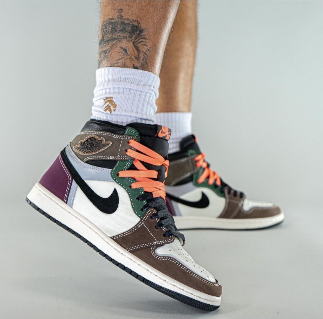 Air Jordan 1 High OG,AJ,AJ1,Ha 「拼接怪」Air Jordan 1 上脚曝光!看完网友直呼:拼接板小倒钩! Air Jordan 1 High OG,AJ,AJ1,Ha 「拼接怪」Air Jordan 1 上脚曝光!看完网友直呼:拼接板小倒钩!