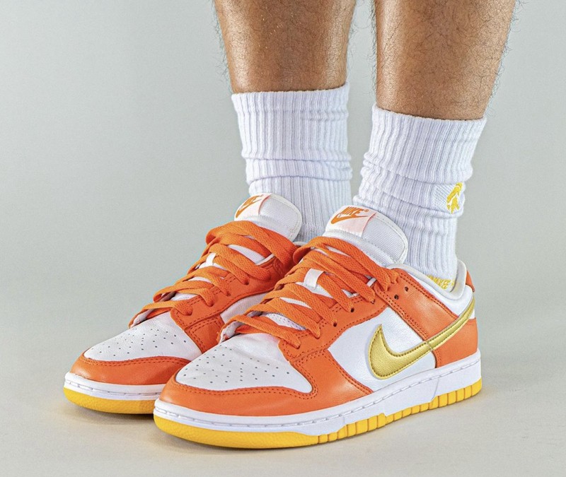Nike,Dunk Low,Golden Orange 「金钩雪城」Dunk Low 上脚曝光!传闻即将发售! Nike,Dunk Low,Golden Orange 「金钩雪城」Dunk Low 上脚曝光!传闻即将发售!