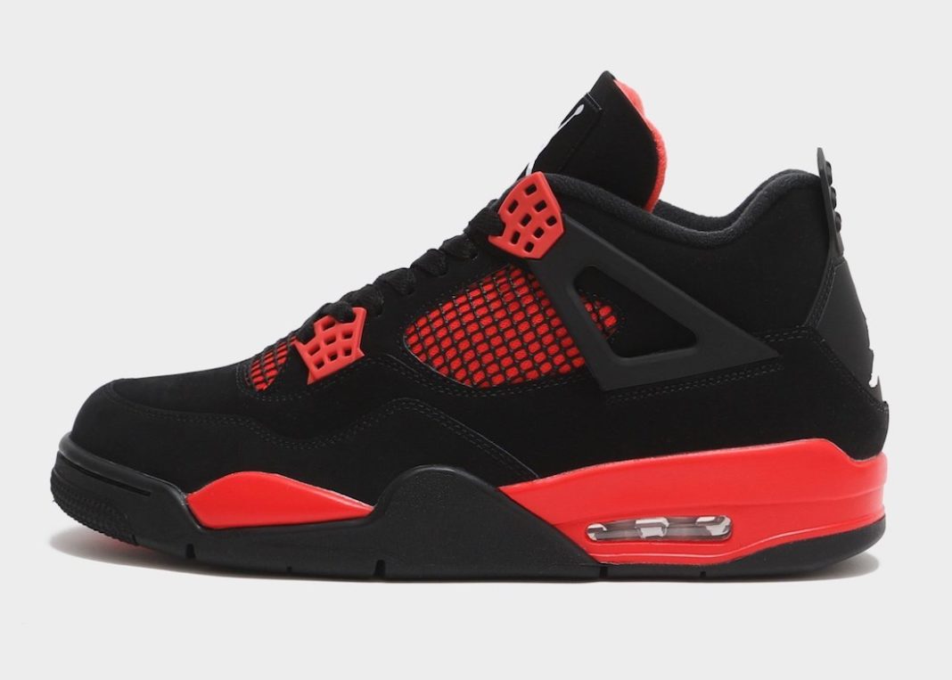 Air Jordan 4,Red Thunder,CT852 经典黑红配色!全新 AJ4 实物及发售信息曝光! Air Jordan 4,Red Thunder,CT852 经典黑红配色!全新 AJ4 实物及发售信息曝光!