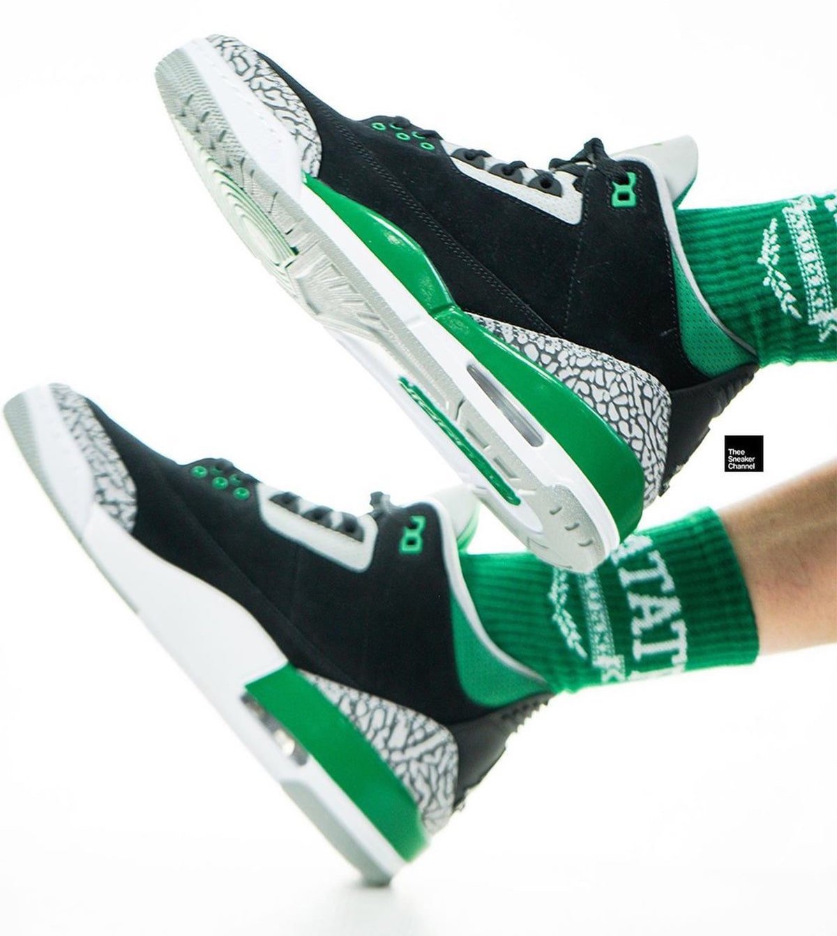 Air Jordan 3,AJ3,CT8532-030,Pi 「俄勒冈」配色!全新 AJ3 高清美图曝光! Air Jordan 3,AJ3,CT8532-030,Pi 「俄勒冈」配色!全新 AJ3 高清美图曝光!