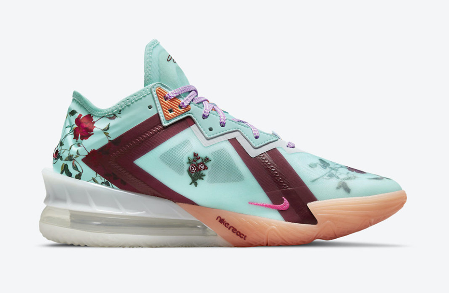 Nike,LeBron 18 Low,Floral,CV75 骚气「花卉」装扮!全新配色 LeBron 18 Low 官图曝光! Nike,LeBron 18 Low,Floral,CV75 骚气「花卉」装扮!全新配色 LeBron 18 Low 官图曝光!