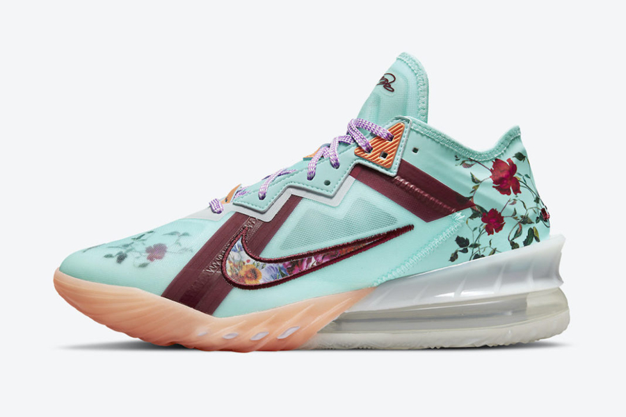 Nike,LeBron 18 Low,Floral,CV75 骚气「花卉」装扮!全新配色 LeBron 18 Low 官图曝光! Nike,LeBron 18 Low,Floral,CV75 骚气「花卉」装扮!全新配色 LeBron 18 Low 官图曝光!
