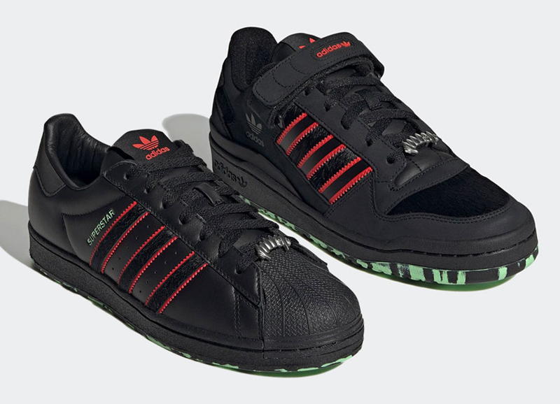 adidas,Superstar,Forum Low,GW8 血盆大口太浮夸!全新 adidas 万圣节套装官图曝光! adidas,Superstar,Forum Low,GW8 血盆大口太浮夸!全新 adidas 万圣节套装官图曝光!