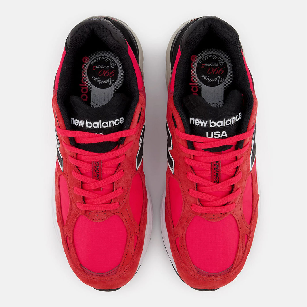 NB,New Balance,990v3,Red Suede 亮眼红色装扮!全新 New Balance 990v3 官图曝光! NB,New Balance,990v3,Red Suede 亮眼红色装扮!全新 New Balance 990v3 官图曝光!