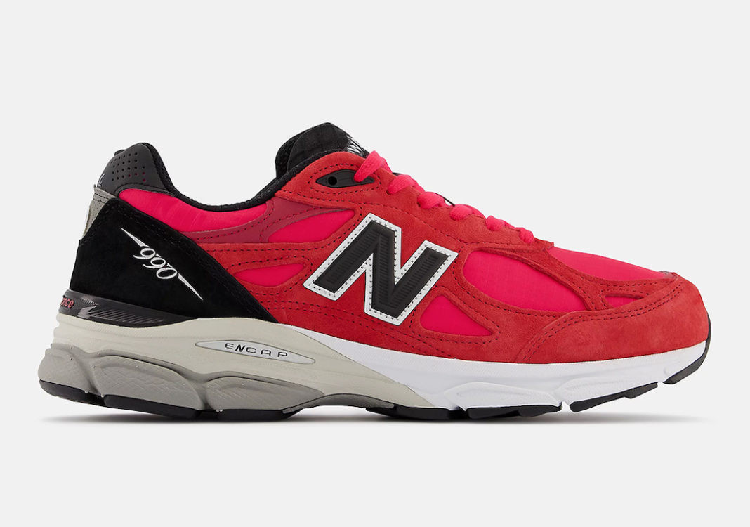 NB,New Balance,990v3,Red Suede 亮眼红色装扮!全新 New Balance 990v3 官图曝光! NB,New Balance,990v3,Red Suede 亮眼红色装扮!全新 New Balance 990v3 官图曝光!