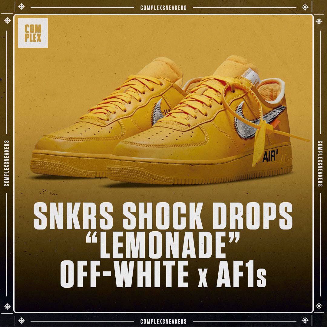 黄色艺术馆,OFF-WHITE,Nike,Air Force 「黄色艺术馆」OW x AF1 凌晨再次突袭!你抢到了吗?! 黄色艺术馆,OFF-WHITE,Nike,Air Force 「黄色艺术馆」OW x AF1 凌晨再次突袭!你抢到了吗?!
