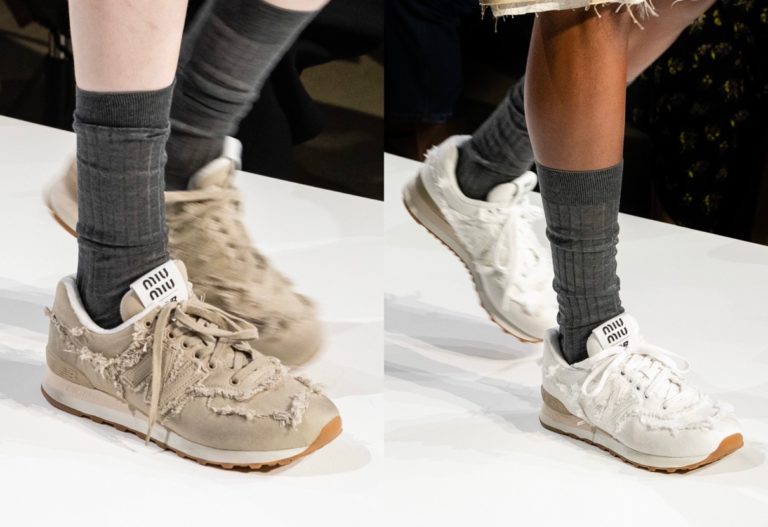 NB,New Balance 574,Miu Miu 复古做旧设计!全新 Miu Miu x New Balance 574 实物曝光! NB,New Balance 574,Miu Miu 复古做旧设计!全新 Miu Miu x New Balance 574 实物曝光!
