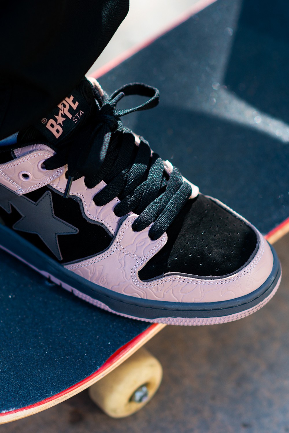 BAPE,STA,SK8 黑粉 + 军绿海军蓝配色!两双 BAPE® SK8 STA 周六发售! BAPE,STA,SK8 黑粉 + 军绿海军蓝配色!两双 BAPE® SK8 STA 周六发售!