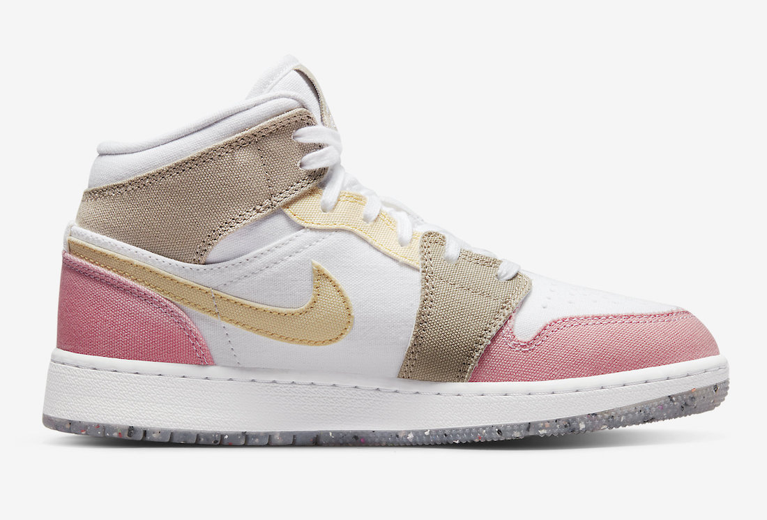 Air Jordan 1 Mid GS,DJ0338-100 甜美糖果氛围!全新配色 Air Jordan 1 官图曝光! Air Jordan 1 Mid GS,DJ0338-100 甜美糖果氛围!全新配色 Air Jordan 1 官图曝光!