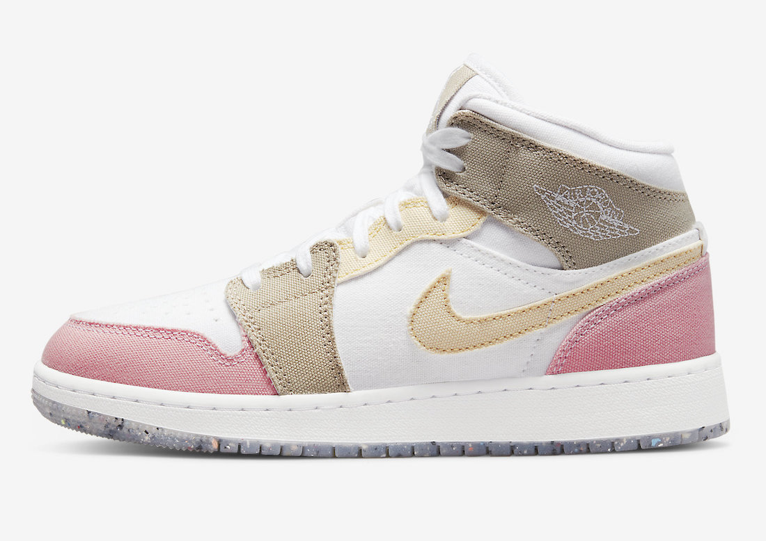 Air Jordan 1 Mid GS,DJ0338-100 甜美糖果氛围!全新配色 Air Jordan 1 官图曝光! Air Jordan 1 Mid GS,DJ0338-100 甜美糖果氛围!全新配色 Air Jordan 1 官图曝光!