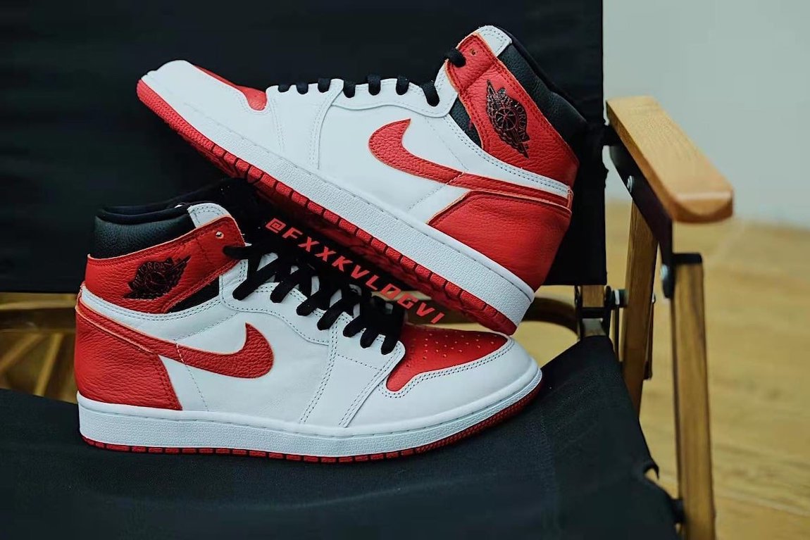 555088-161,Heritage,Air Jordan 闪电倒钩的既视感!全新「芝加哥」AJ1 曝光,上脚有点帅! 555088-161,Heritage,Air Jordan 闪电倒钩的既视感!全新「芝加哥」AJ1 曝光,上脚有点帅!