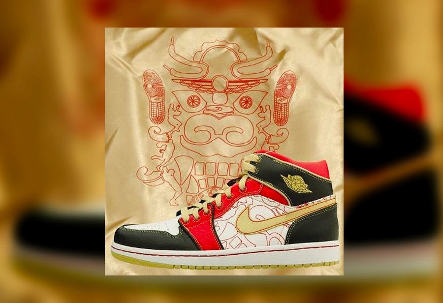 Air Jordan 1 Mid,AJ1,喜庆,XQ 市价破万!超限量「中国独占」AJ1 实物曝光!明年发售! Air Jordan 1 Mid,AJ1,喜庆,XQ 市价破万!超限量「中国独占」AJ1 实物曝光!明年发售!
