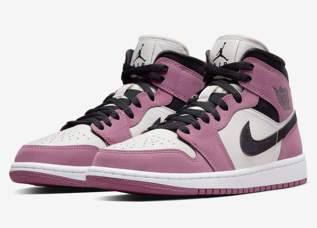 AJ,Air Jordan 1 Mid,Berry,DC72 浆果粉色爱了!质感极佳的 AJ 1 即将发售! AJ,Air Jordan 1 Mid,Berry,DC72 浆果粉色爱了!质感极佳的 AJ 1 即将发售!