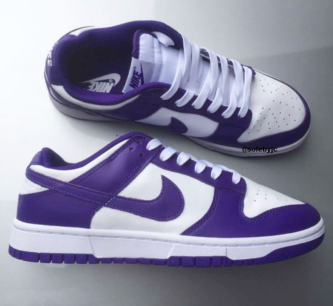 Nike,Dunk Low,Court Purple 「恶人紫」又来了!白紫 Dunk Low 实物曝光! Nike,Dunk Low,Court Purple 「恶人紫」又来了!白紫 Dunk Low 实物曝光!