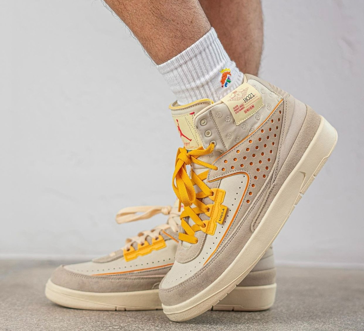 AJ,Union,Air Jordan 2,Rattan,D Union x AJ 新配色上脚效果不俗!这颜值你打几分?! AJ,Union,Air Jordan 2,Rattan,D Union x AJ 新配色上脚效果不俗!这颜值你打几分?!