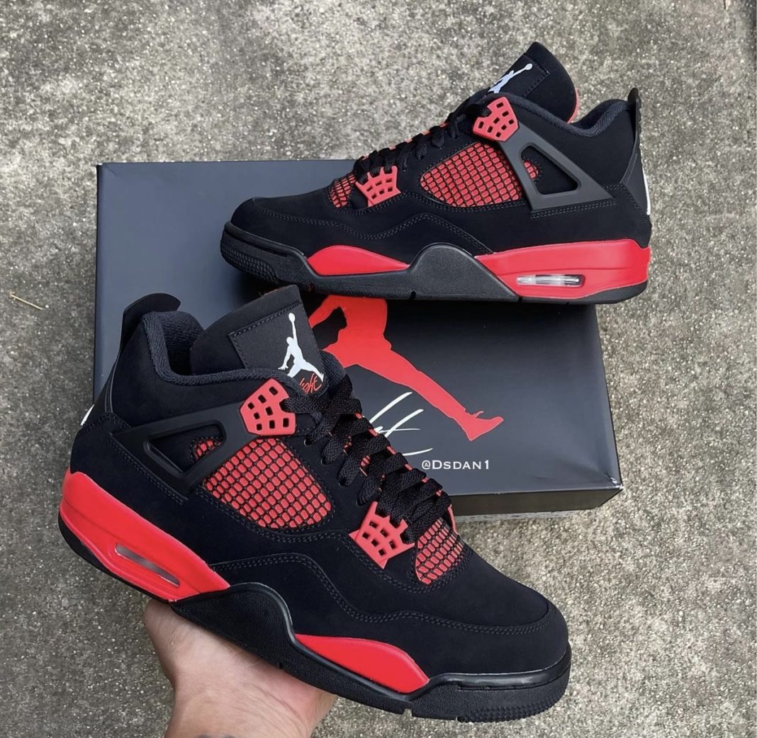 AJ,Air Jordan 4,Red Thunder,CT 「新黑红」AJ4 最新实物曝光!发售日期终于确定! AJ,Air Jordan 4,Red Thunder,CT 「新黑红」AJ4 最新实物曝光!发售日期终于确定!