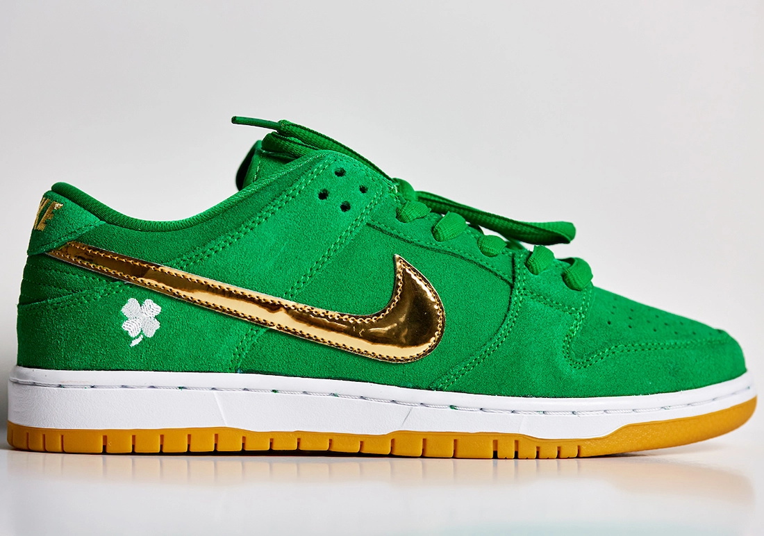 Nike,SB Dunk Low,St. Patrick’s 幸运四叶草刺绣!圣帕特里克节 Dunk 实物曝光! Nike,SB Dunk Low,St. Patrick’s 幸运四叶草刺绣!圣帕特里克节 Dunk 实物曝光!