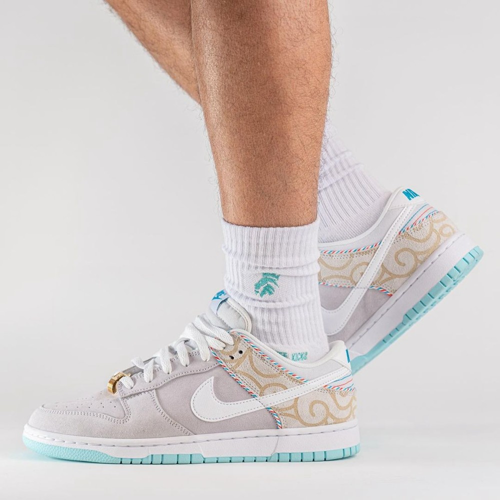 Nike,Dunk Low,White Barber Sho 买鞋送金剃刀!白色「理发店」Dunk Low 实物上脚曝光! Nike,Dunk Low,White Barber Sho 买鞋送金剃刀!白色「理发店」Dunk Low 实物上脚曝光!