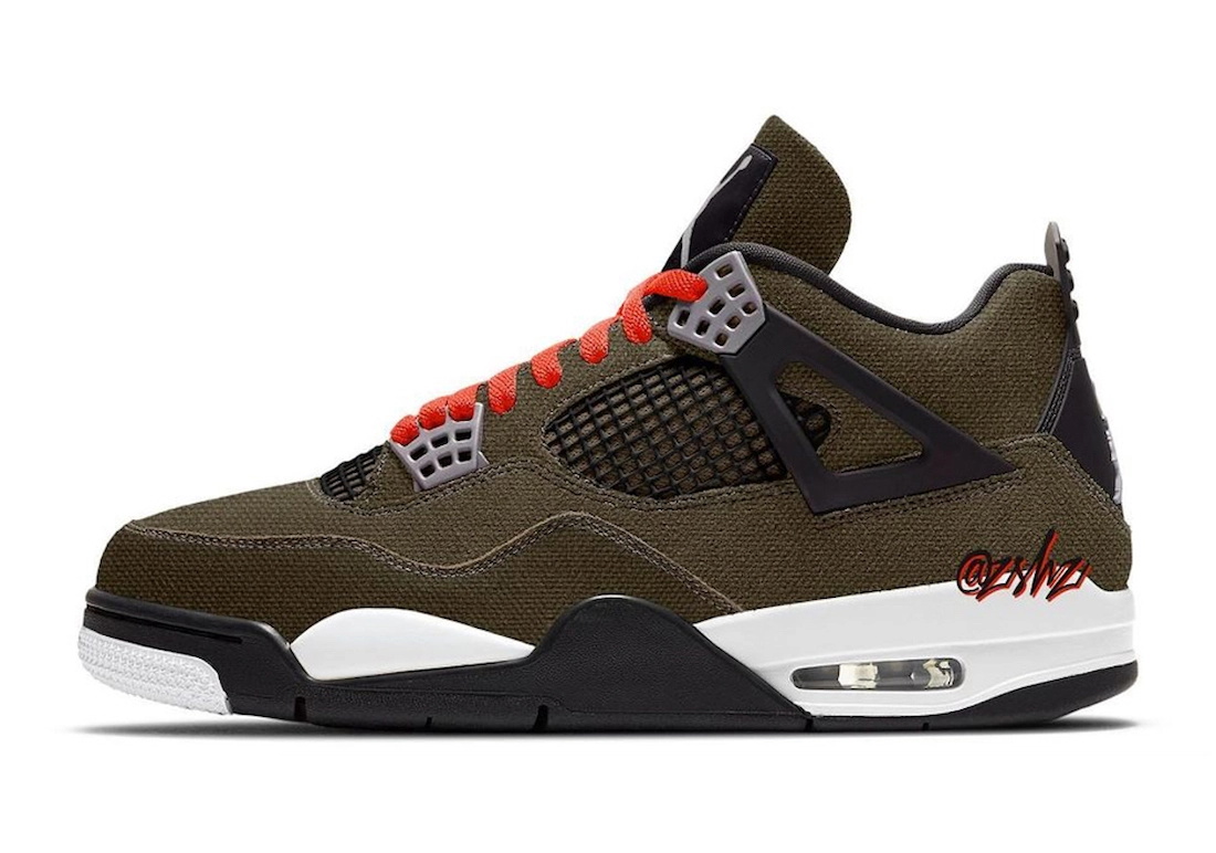 Nike,Air Jordan 4,Olive Canvas Undefeated x AJ4 平替!全新 AJ4 今年登场! Nike,Air Jordan 4,Olive Canvas Undefeated x AJ4 平替!全新 AJ4 今年登场!