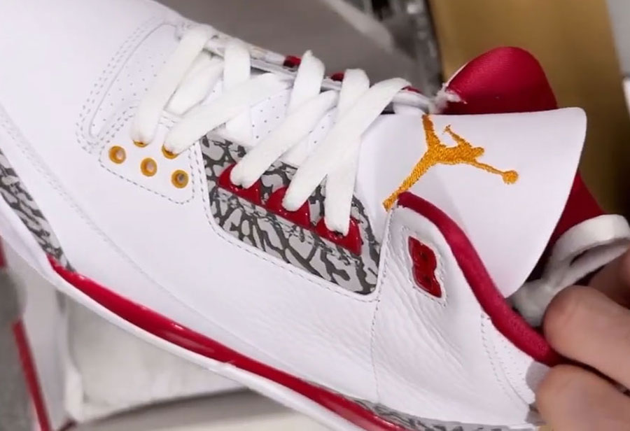 Air Jordan 3,Cardinal Red,CT85 OG 气息溢出屏幕!新白红 Air Jordan 3 实物图再次曝光! Air Jordan 3,Cardinal Red,CT85 OG 气息溢出屏幕!新白红 Air Jordan 3 实物图再次曝光!