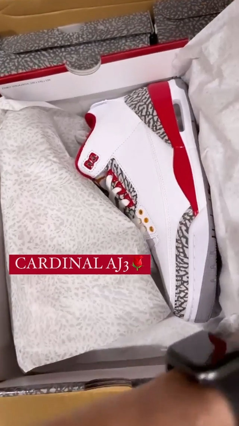 Air Jordan 3,Cardinal Red,CT85 OG 气息溢出屏幕!新白红 Air Jordan 3 实物图再次曝光! Air Jordan 3,Cardinal Red,CT85 OG 气息溢出屏幕!新白红 Air Jordan 3 实物图再次曝光!