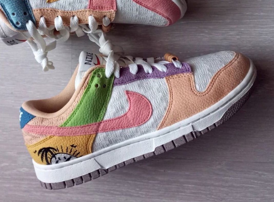 Nike,Dunk Low GS,Safari Mix 清新复活节装扮! 全新 Nike Dunk Low 实物图曝光! Nike,Dunk Low GS,Safari Mix 清新复活节装扮! 全新 Nike Dunk Low 实物图曝光!
