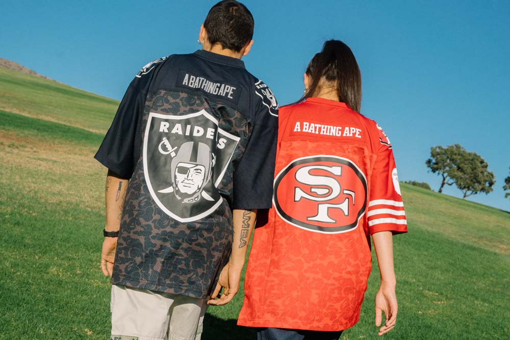 BAPE,Mitchell & Ness 浓郁南海岸风情!BAPE x Mitchell & Ness x NFL 新品即将发售! BAPE,Mitchell & Ness 浓郁南海岸风情!BAPE x Mitchell & Ness x NFL 新品即将发售!