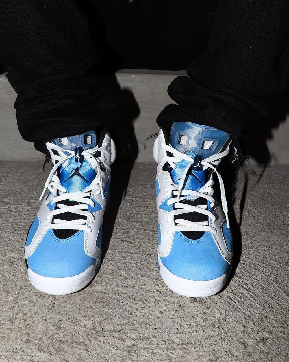 Air Jordan 6,UNC,CT8529-410 求求了快发售!北卡蓝 Air Jordan 6 最新上脚美图曝光! Air Jordan 6,UNC,CT8529-410 求求了快发售!北卡蓝 Air Jordan 6 最新上脚美图曝光!
