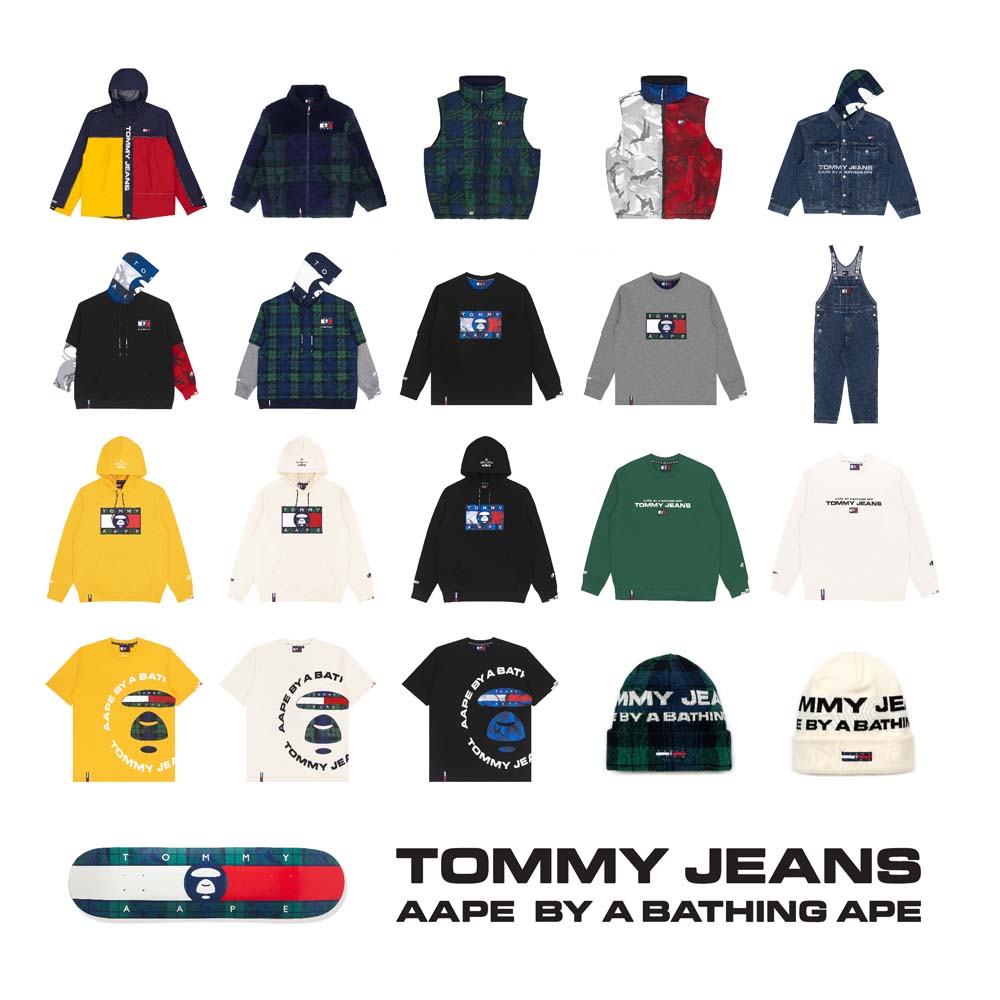 TOMMY JEANS,AAPE 两大经典元素融合!全新 TOMMY JEANS X AAPE 系列即将发售! TOMMY JEANS,AAPE 两大经典元素融合!全新 TOMMY JEANS X AAPE 系列即将发售!