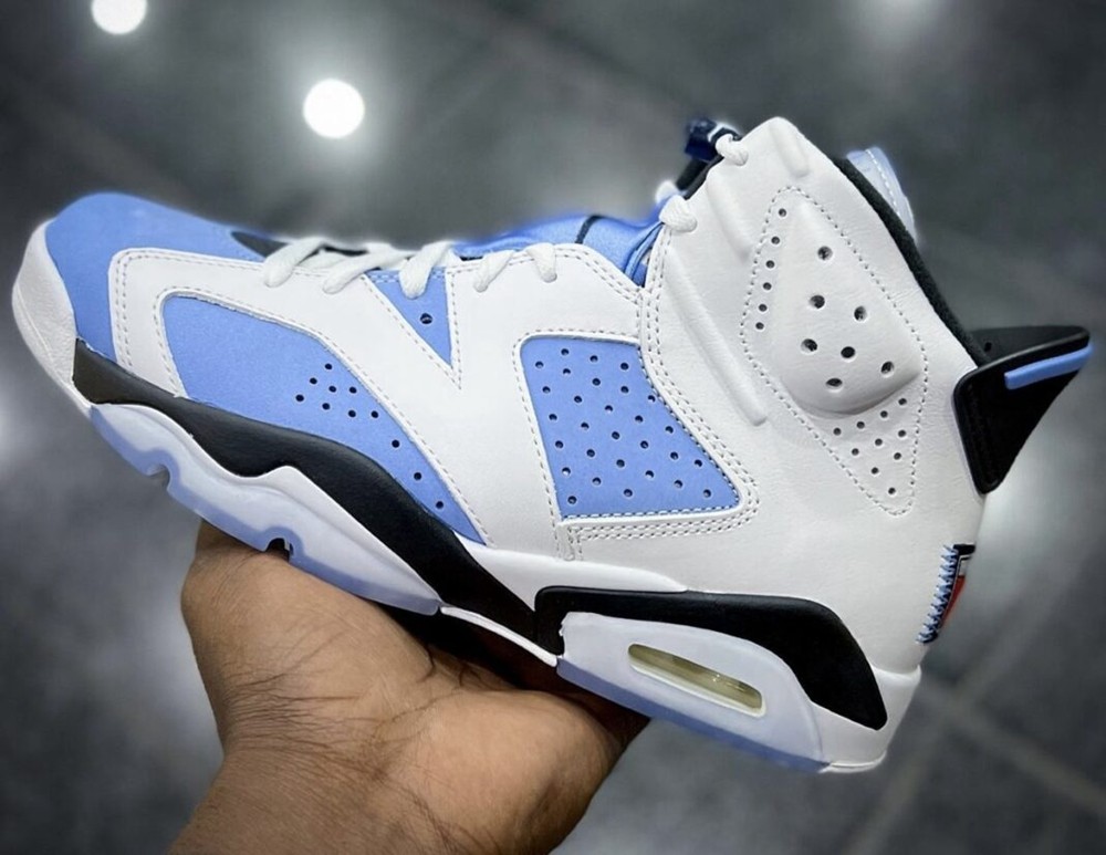 Nike,Air Jordan 6,UNC,CT8529- 还有两个月正式发售!北卡蓝 AJ6 最新实物图曝光! Nike,Air Jordan 6,UNC,CT8529- 还有两个月正式发售!北卡蓝 AJ6 最新实物图曝光!