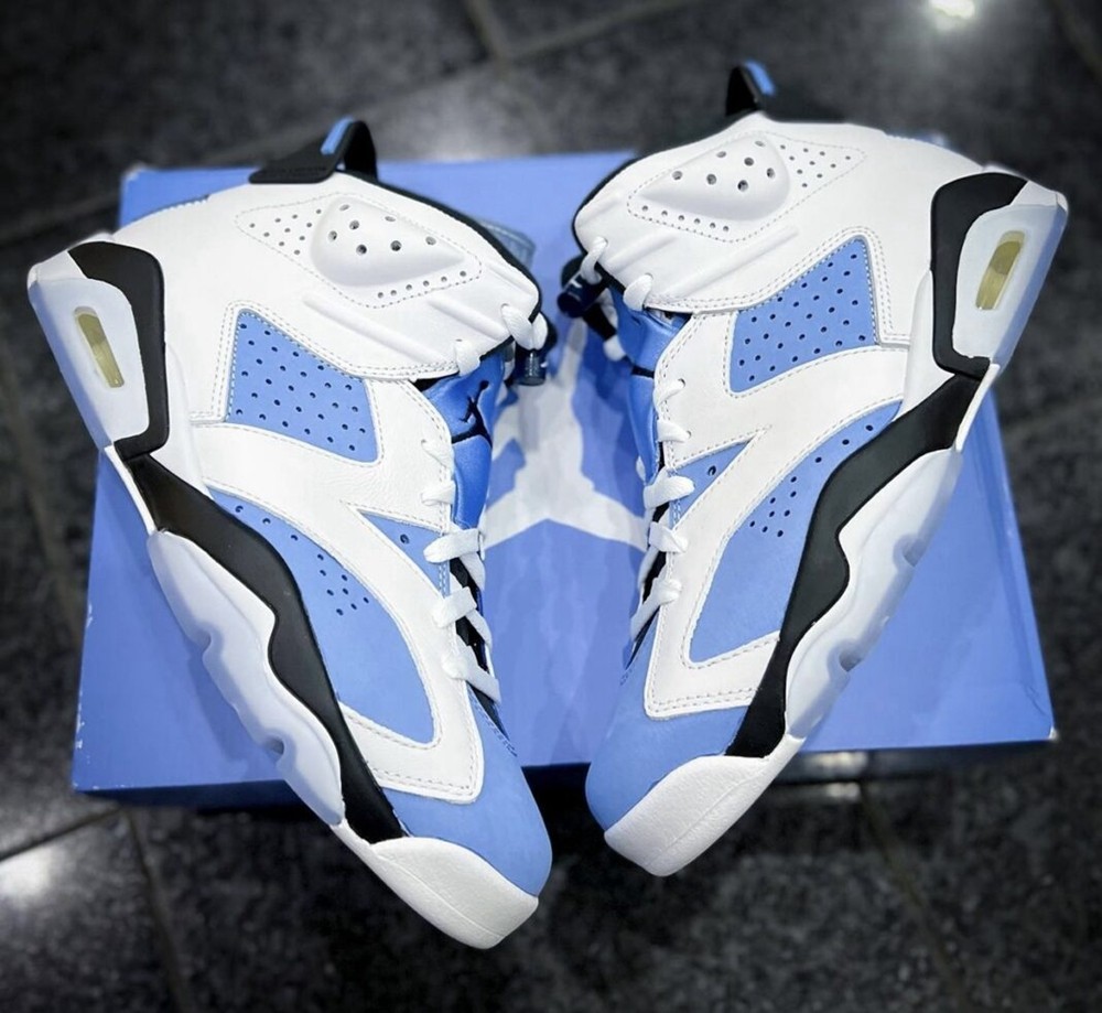 Nike,Air Jordan 6,UNC,CT8529- 还有两个月正式发售!北卡蓝 AJ6 最新实物图曝光! Nike,Air Jordan 6,UNC,CT8529- 还有两个月正式发售!北卡蓝 AJ6 最新实物图曝光!