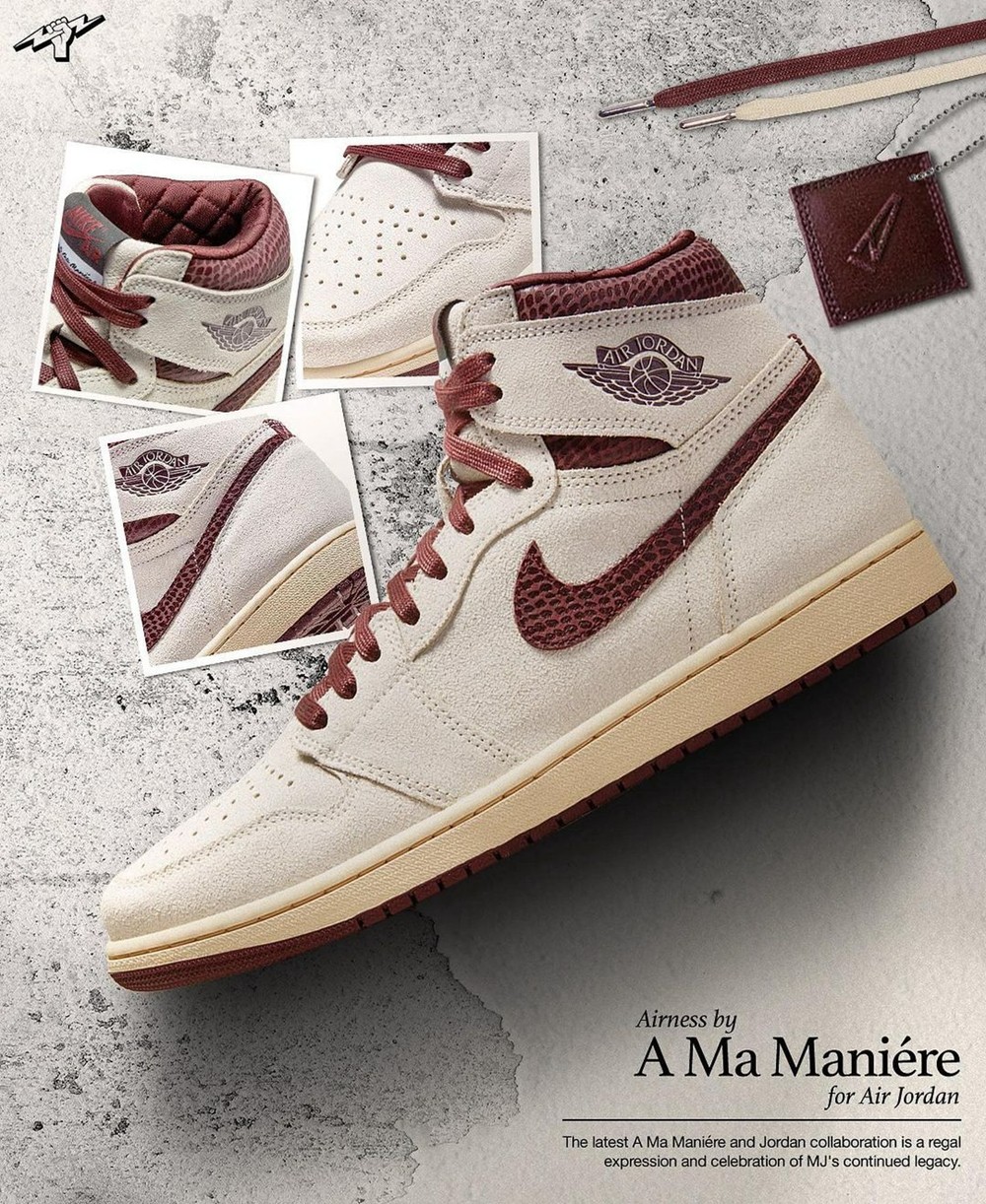 A Ma Maniere,Air Jordan 2 延续一贯奢华规格!AMM x AJ2 实物上脚曝光! A Ma Maniere,Air Jordan 2 延续一贯奢华规格!AMM x AJ2 实物上脚曝光!
