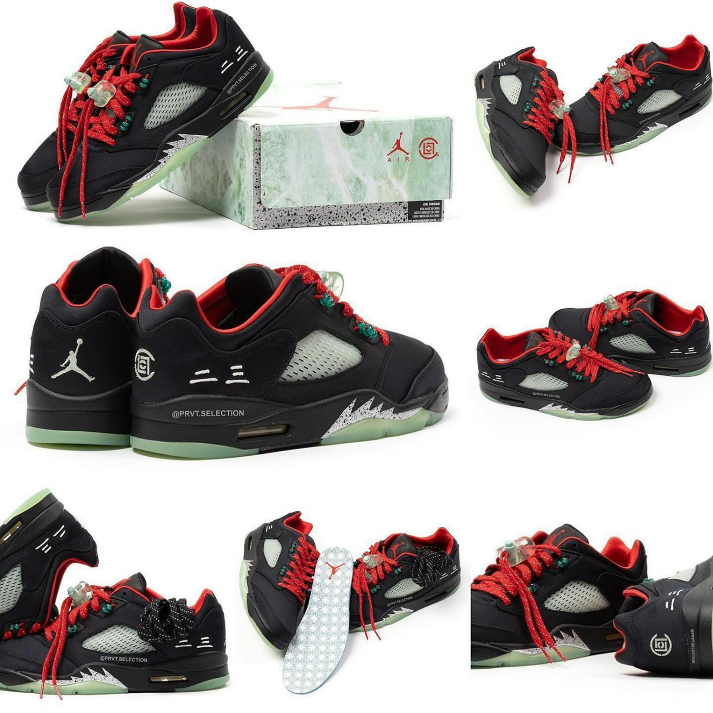 CLOT,Air Jordan 5 Low 离发售越来越近!CLOT x AJ5 Low 最新实物曝光! CLOT,Air Jordan 5 Low 离发售越来越近!CLOT x AJ5 Low 最新实物曝光!