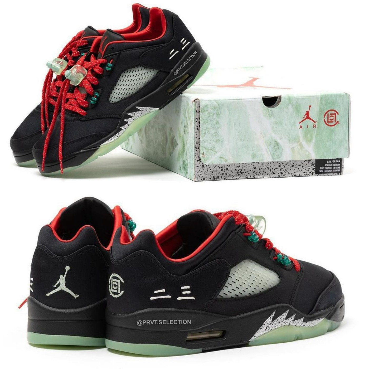 CLOT,Air Jordan 5 Low 离发售越来越近!CLOT x AJ5 Low 最新实物曝光! CLOT,Air Jordan 5 Low 离发售越来越近!CLOT x AJ5 Low 最新实物曝光!