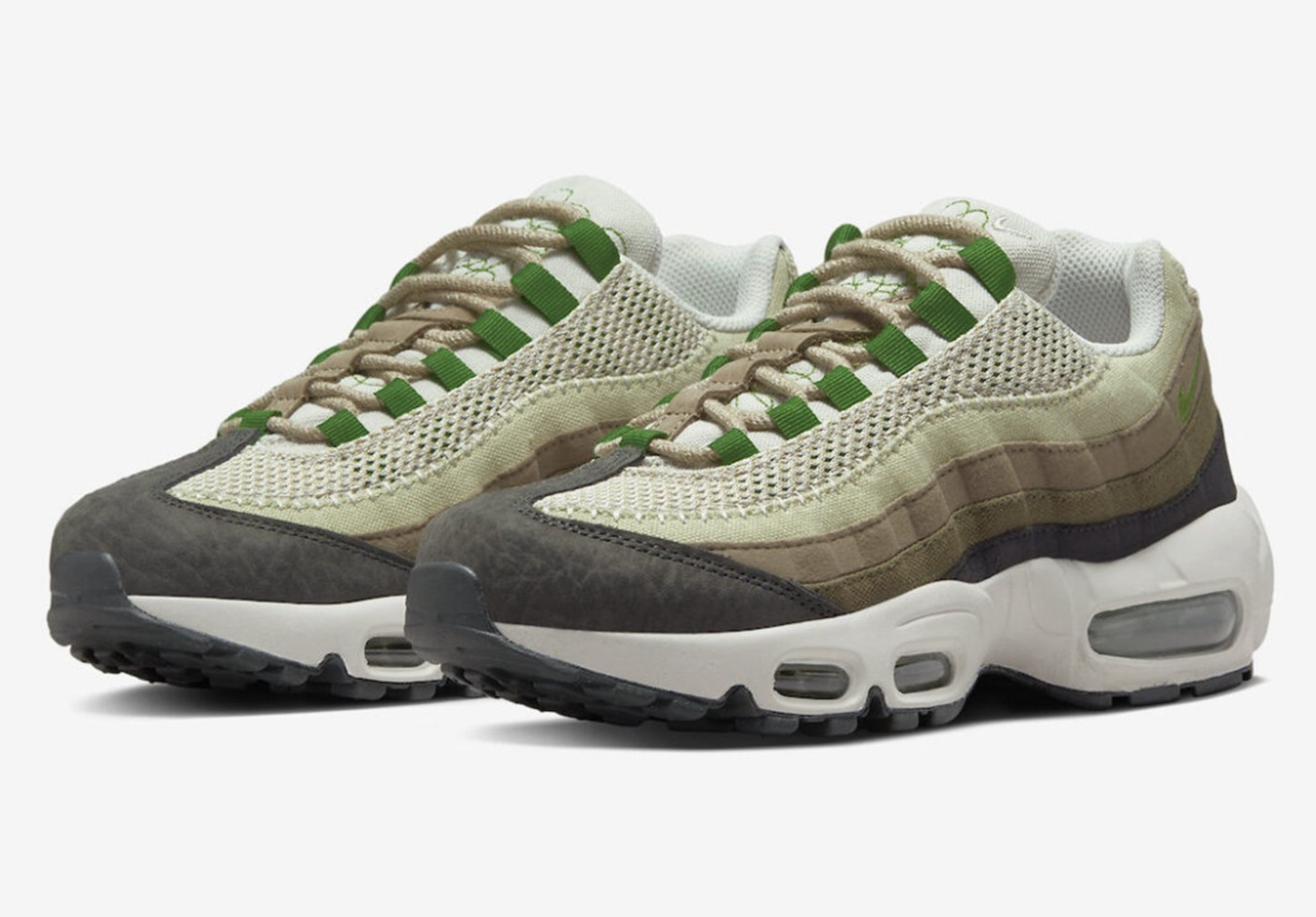 Nike,Air Max 95,DV3450-300 大地色系加绿色花朵图案!全新「地球日」Air Max 95 官图曝光! Nike,Air Max 95,DV3450-300 大地色系加绿色花朵图案!全新「地球日」Air Max 95 官图曝光!