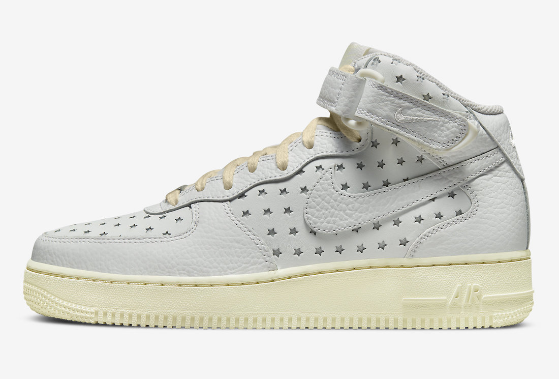 Nike,Air Force 1 Mid,DV3451-10 星星镂空太少见了!全新 Air Force 1 Mid 官图曝光! Nike,Air Force 1 Mid,DV3451-10 星星镂空太少见了!全新 Air Force 1 Mid 官图曝光!