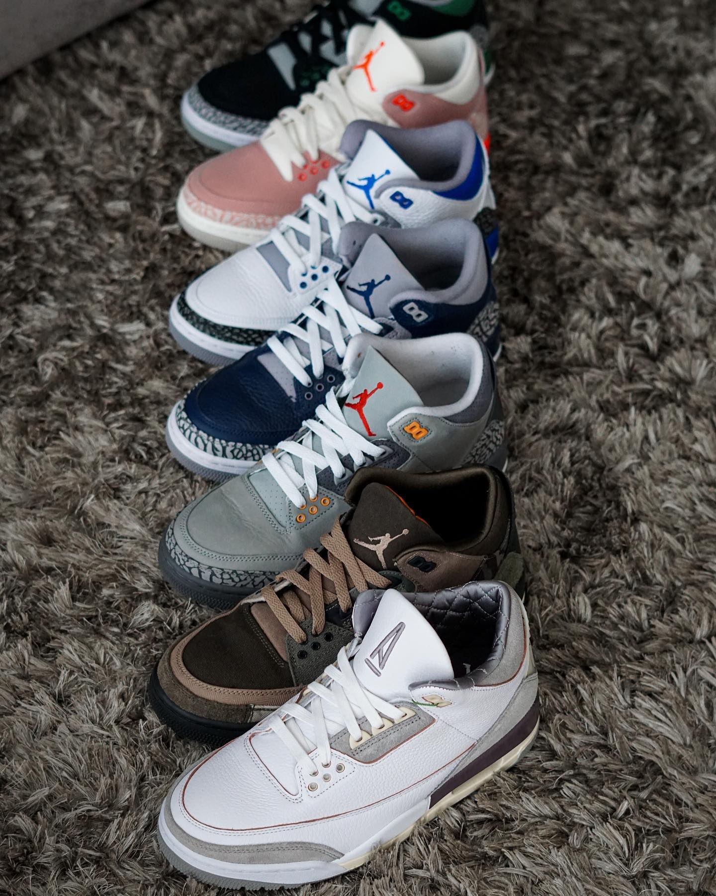 Air Jordan 3,AJ3 每双 AJ3 都在悄悄起飞!原价款均价涨几百!联名款彻底买不起了! Air Jordan 3,AJ3 每双 AJ3 都在悄悄起飞!原价款均价涨几百!联名款彻底买不起了!