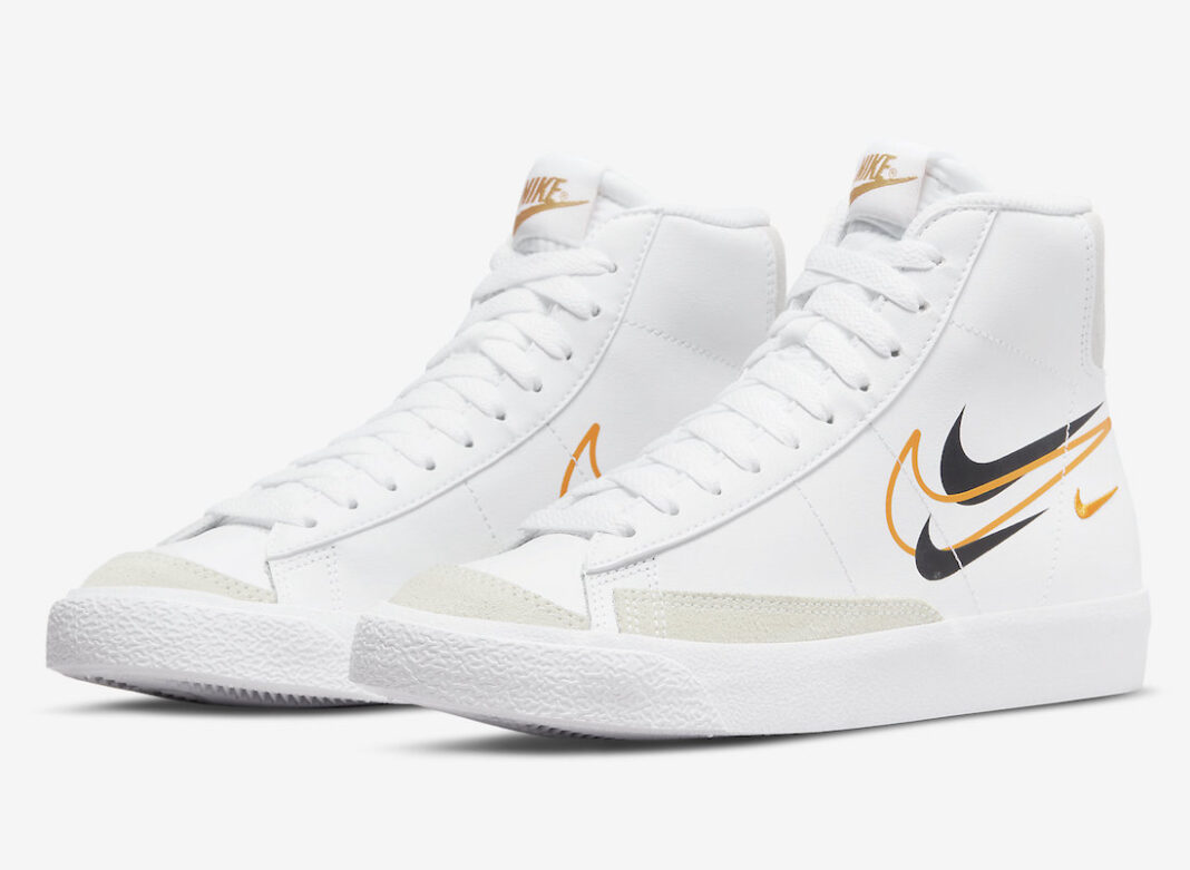Nike,Blazer Mid,GS,Multi Swoos Swoosh Logo 真夸张!全新 Blazer Mid 官图曝光! Nike,Blazer Mid,GS,Multi Swoos Swoosh Logo 真夸张!全新 Blazer Mid 官图曝光!