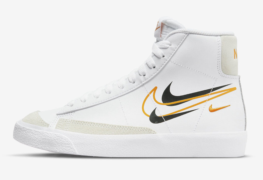 Nike,Blazer Mid,GS,Multi Swoos Swoosh Logo 真夸张!全新 Blazer Mid 官图曝光! Nike,Blazer Mid,GS,Multi Swoos Swoosh Logo 真夸张!全新 Blazer Mid 官图曝光!