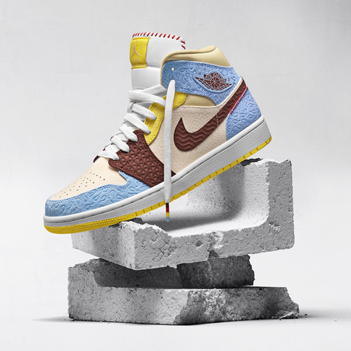Nike,Air Jordan 2,Maison Chate 解构手法+非洲风格!全新联名 AJ2 实物上脚图曝光! Nike,Air Jordan 2,Maison Chate 解构手法+非洲风格!全新联名 AJ2 实物上脚图曝光!