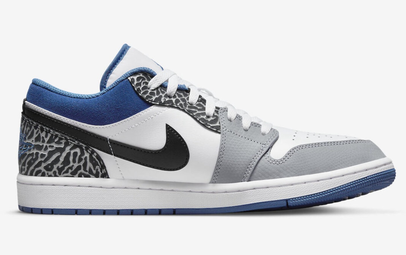 Nike,Air Jordan 1,True Blue,DM 赛车蓝、爆裂纹加持!全新配色 AJ1 Low 官图曝光! Nike,Air Jordan 1,True Blue,DM 赛车蓝、爆裂纹加持!全新配色 AJ1 Low 官图曝光!