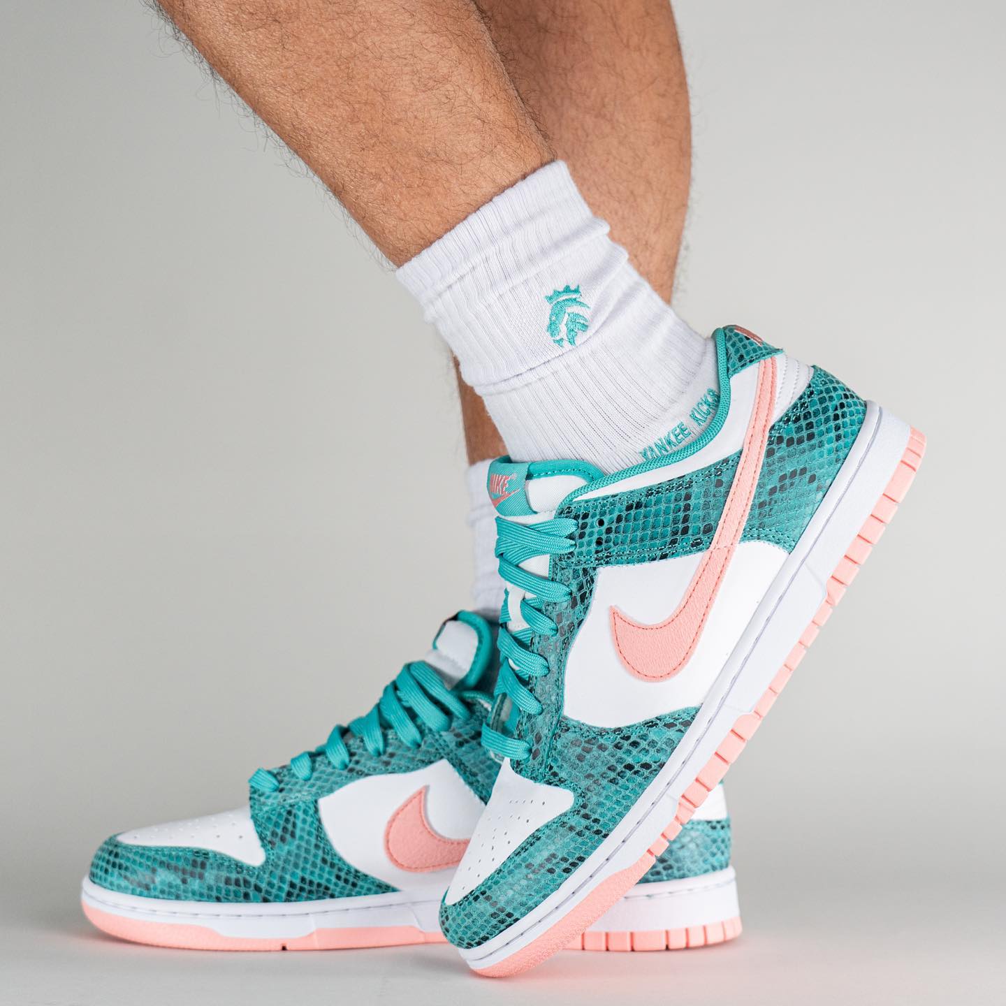 Nike,Dunk Low,Snake Skin,DR857 奢华规格堪比联名!「绿蛇纹」Dunk 上脚够骚气! Nike,Dunk Low,Snake Skin,DR857 奢华规格堪比联名!「绿蛇纹」Dunk 上脚够骚气!