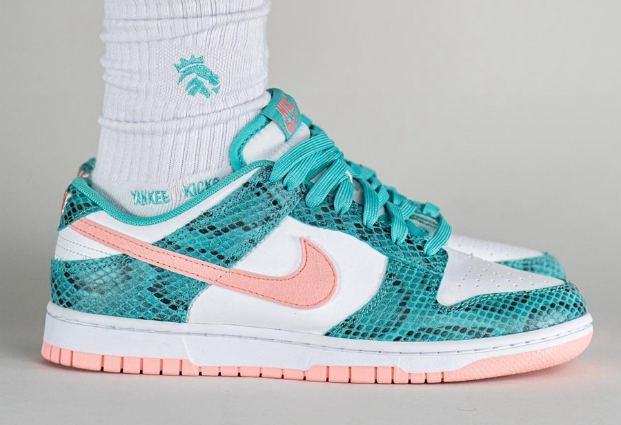 Nike,Dunk Low,Snake Skin,DR857 奢华规格堪比联名!「绿蛇纹」Dunk 上脚够骚气! Nike,Dunk Low,Snake Skin,DR857 奢华规格堪比联名!「绿蛇纹」Dunk 上脚够骚气!