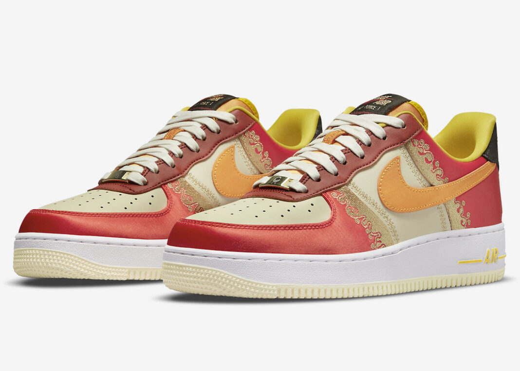 Nike,Air Force 1 Low,Little Ac 刺绣红丝绸!全新配色 AF1 质感够豪华! Nike,Air Force 1 Low,Little Ac 刺绣红丝绸!全新配色 AF1 质感够豪华!