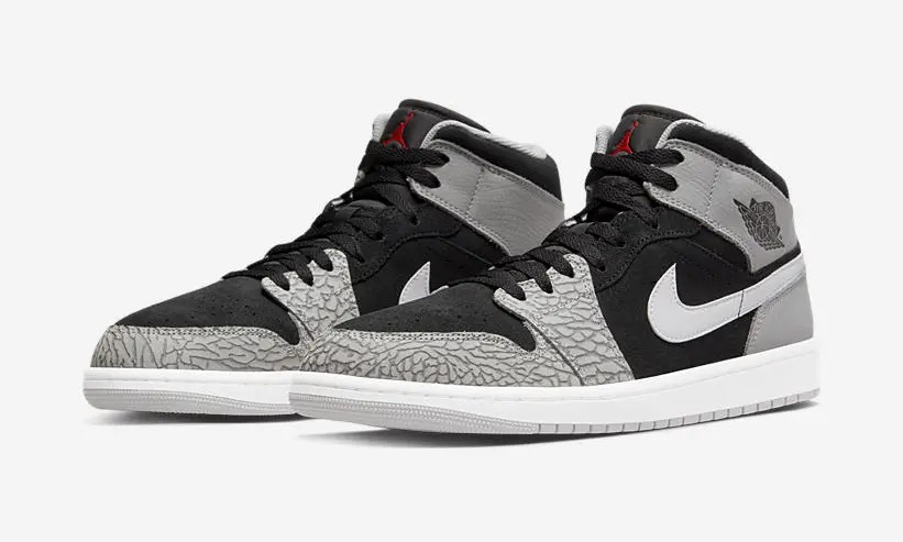 Nike,Air Jordan 1 Mid,Elephant 影子灰 AJ1 官图曝光!还有爆裂纹加持! Nike,Air Jordan 1 Mid,Elephant 影子灰 AJ1 官图曝光!还有爆裂纹加持!