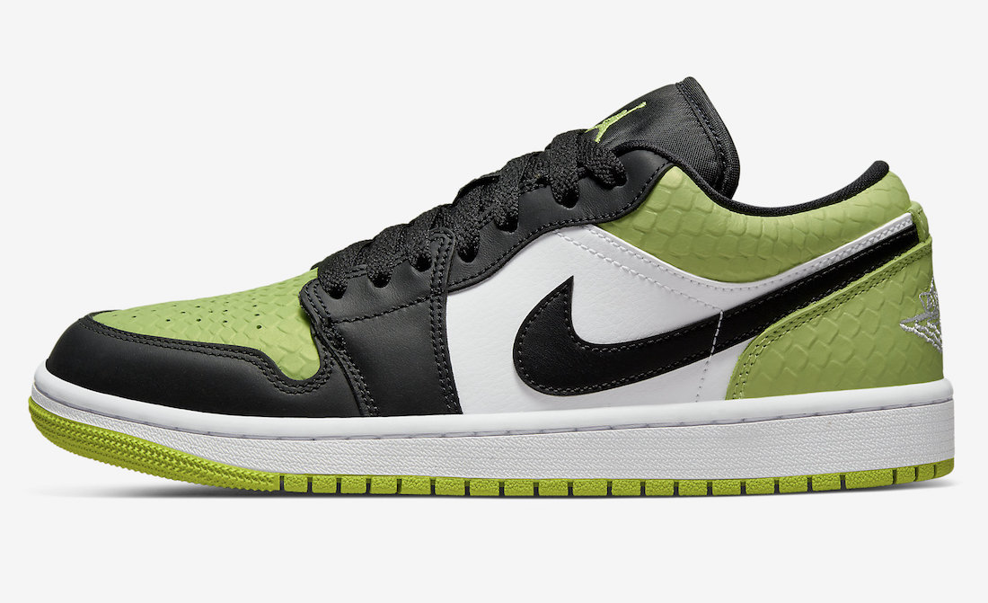 Air Jordan,AJ1 Low,Vivid Green 菱格蛇纹真奢华!全新「绿蛇」AJ1 Low 官图曝光! Air Jordan,AJ1 Low,Vivid Green 菱格蛇纹真奢华!全新「绿蛇」AJ1 Low 官图曝光!