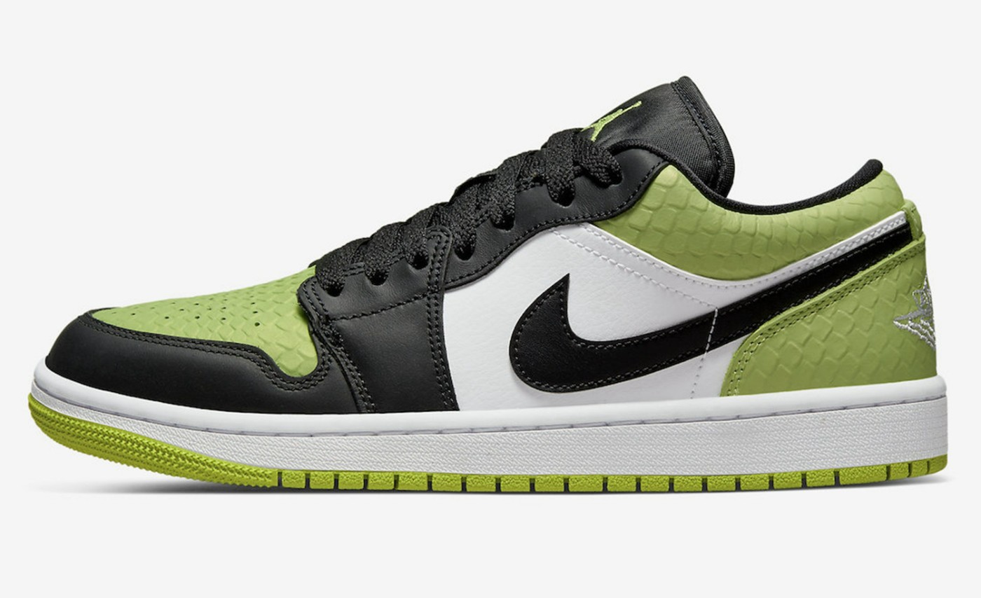 Air Jordan 1 Mid SE,Green Pyth 「绿蛇」AJ1 Mid 官图曝光!低帮和它你选哪双? Air Jordan 1 Mid SE,Green Pyth 「绿蛇」AJ1 Mid 官图曝光!低帮和它你选哪双?