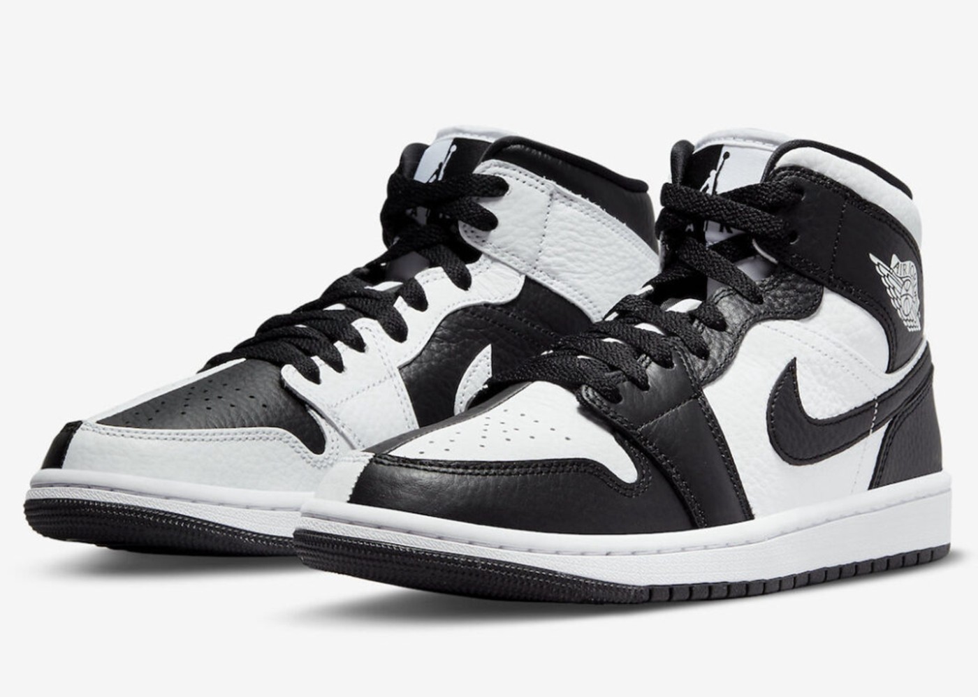 Nike,Air Jordan 1,Invert,DR050 家族式设计?「阴阳熊猫」AJ1 Mid 官图曝光! Nike,Air Jordan 1,Invert,DR050 家族式设计?「阴阳熊猫」AJ1 Mid 官图曝光!