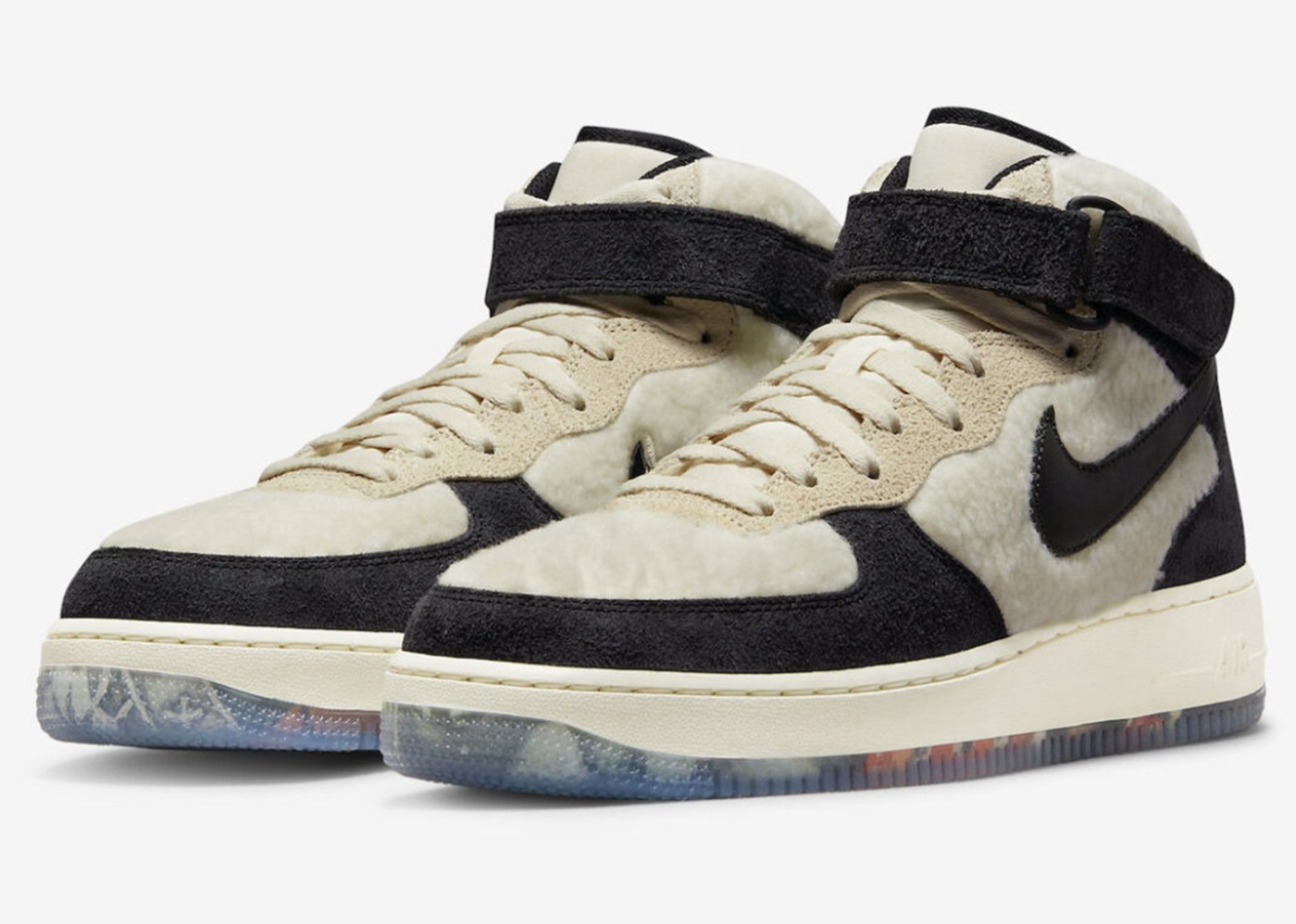 Nike,Air Force 1 Mid,Panda,DO2 真「熊猫」配色!全新毛茸质感 Air Force 1 官图曝光! Nike,Air Force 1 Mid,Panda,DO2 真「熊猫」配色!全新毛茸质感 Air Force 1 官图曝光!