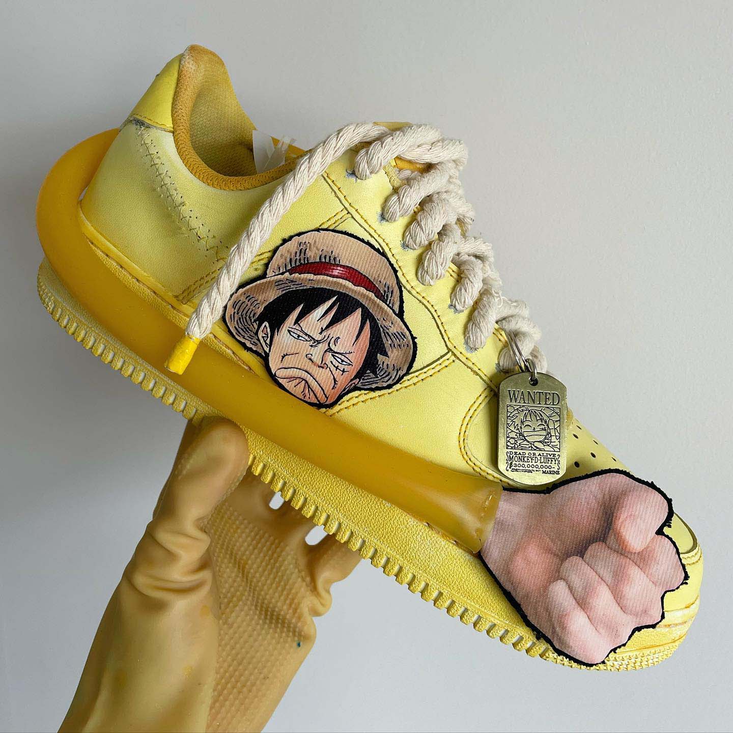 Nike,AF1,航海王,定制 橡胶人出动!这双手工定制「航海王」AF1 可太会玩了! Nike,AF1,航海王,定制 橡胶人出动!这双手工定制「航海王」AF1 可太会玩了!